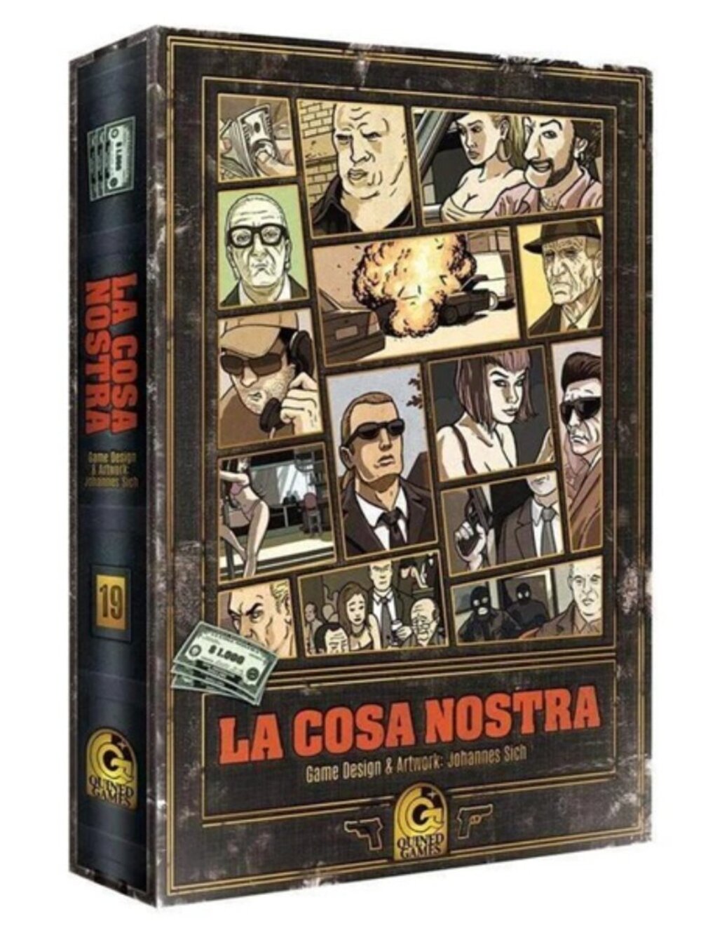 sealed❤️2017 La Cosa Nostra Board Game Quined Games Hard Boiled Mafia Strategy